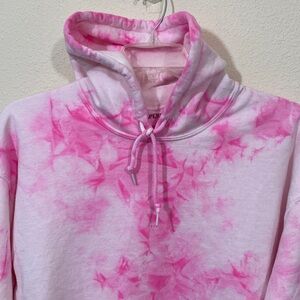 NWOT PAPERBACKS Relaxed Fit Tie-Dye Hoodie Sweatshirt Women's Size L